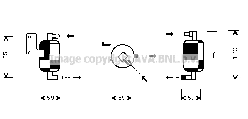 Dryer, air conditioning (CND186)