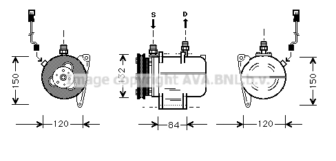 Compressor, air conditioning (BWK045)