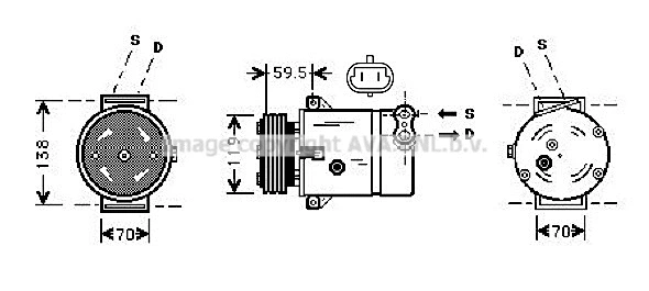 Compressor, air conditioning (OLAK273)