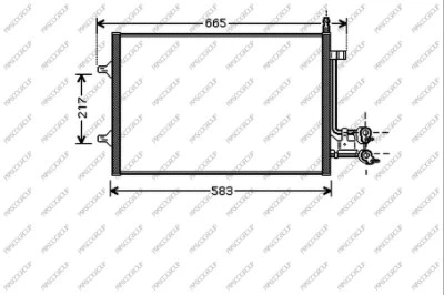 Condenser, air conditioning (FD340C002)