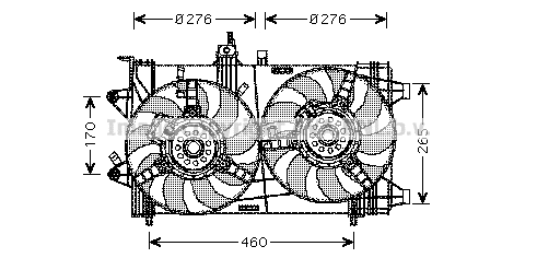 Fan, engine cooling (FT7537)