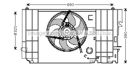 Fan, engine cooling (CN7546)