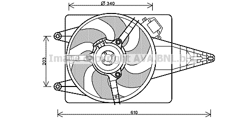 Fan, engine cooling (FT7546)