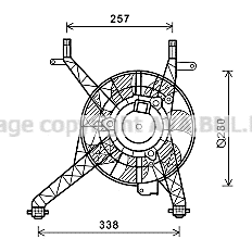 Fan, engine cooling (FD7558)