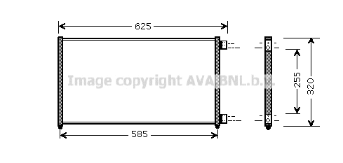 Condenser, air conditioning (FTA5256)