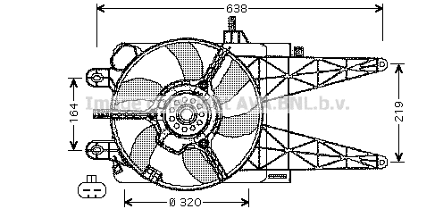 Fan, engine cooling (FT7507)