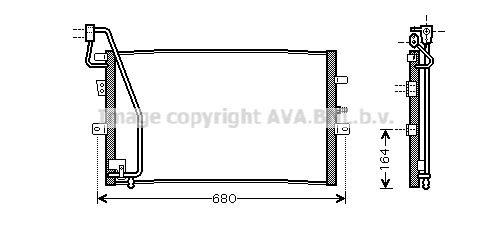 Condenser, air conditioning (SB5056)
