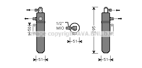 Dryer, air conditioning (MED271)
