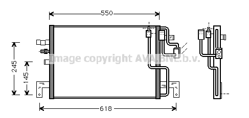 Condenser, air conditioning (SB5048)