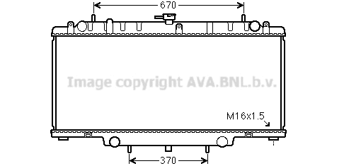 Radiator, engine cooling (DNA2394)