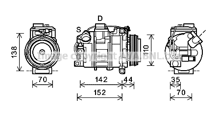 Compressor, air conditioning (BWK423)