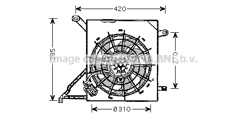 Fan, engine cooling (OL7534)