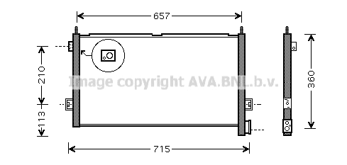 Condenser, air conditioning (VL5027)