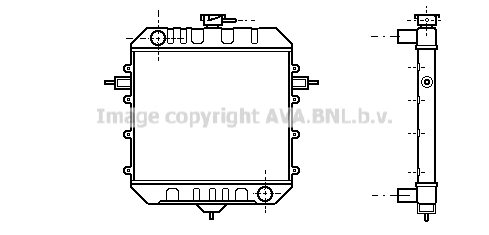 Radiator, engine cooling (OL2033)