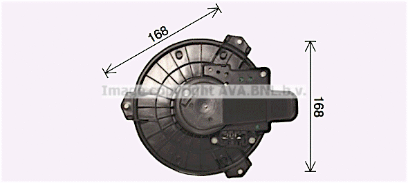 Electric Motor, interior blower (TO8751)
