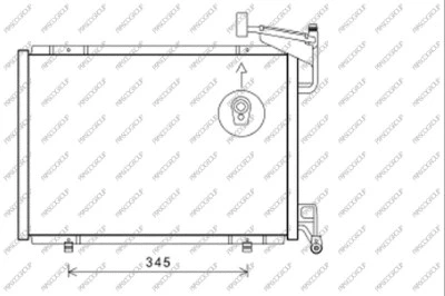 Condenser, air conditioning (FD344C005)