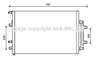 Radiator, engine cooling (AI2383)