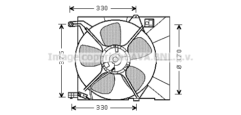 Fan, engine cooling (DW7516)