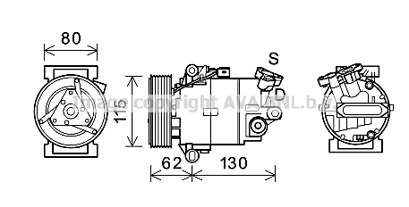 Compressor, air conditioning (DNAK390)