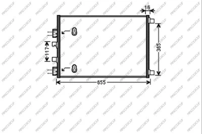 Condenser, air conditioning (RN032C002)