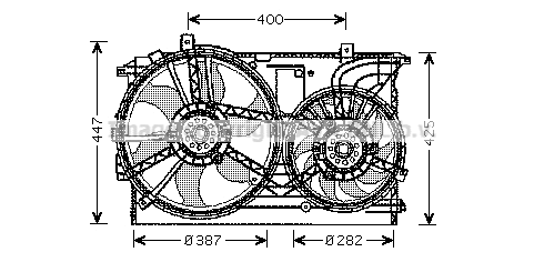 Fan, engine cooling (OL7533)