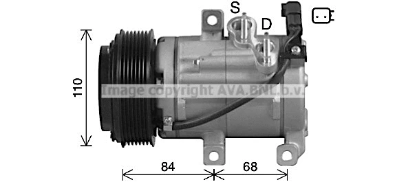 Compressor, air conditioning (FDAK682)