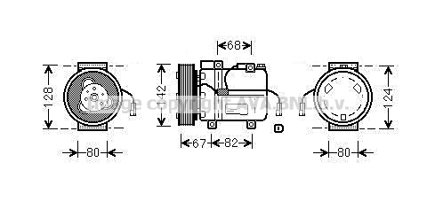 Compressor, air conditioning (DWK037)