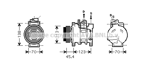 Compressor, air conditioning (AIAK227)