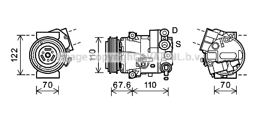 Compressor, air conditioning (OLK606)