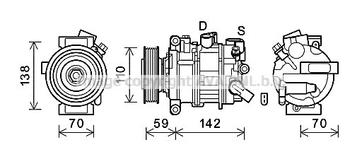 Compressor, air conditioning (AIAK401)