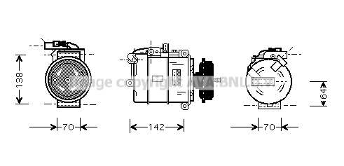 Compressor, air conditioning (VNAK087)
