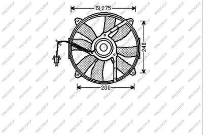 Fan, engine cooling (ME025F003)