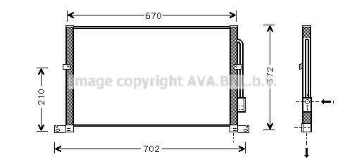 Condenser, air conditioning (FD5302)