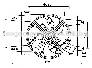 Fan, engine cooling (AL7526)