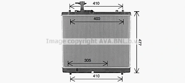 Radiator, engine cooling (SZ2153)