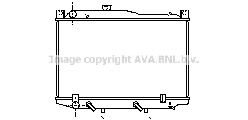 Radiator, engine cooling (TO2110)