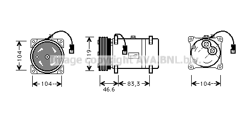 Compressor, air conditioning (CNAK216)