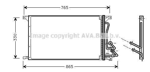 Condenser, air conditioning (FD5304)