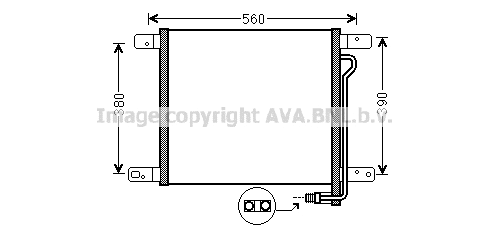 Condenser, air conditioning (MN5053)