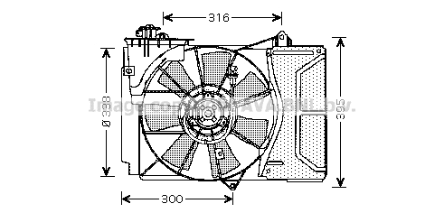 Fan, engine cooling (TO7503)