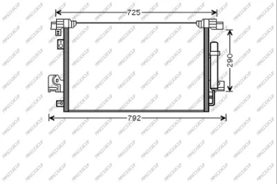 Condenser, air conditioning (CI802C001)