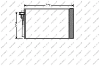 Condenser, air conditioning (BM046C001)
