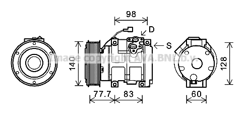 Compressor, air conditioning (CPAK007)