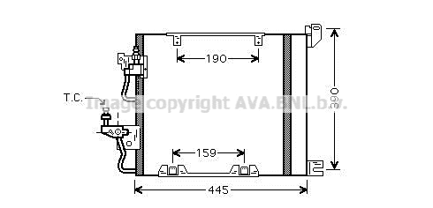 Condenser, air conditioning (OL5368D)