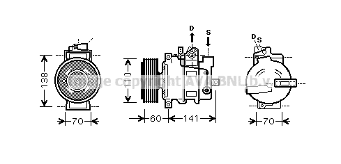 Compressor, air conditioning (AIK271)