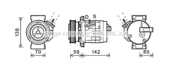 Compressor, air conditioning (CTK035)
