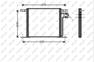 Condenser, air conditioning (ME907C001)