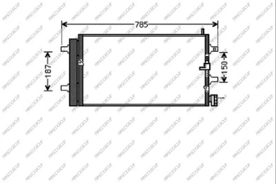 Condenser, air conditioning (AD038C002)