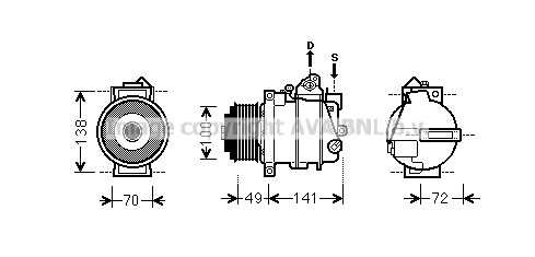 Compressor, air conditioning (MSK560)