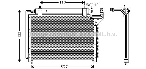 Condenser, air conditioning (JR5020D)
